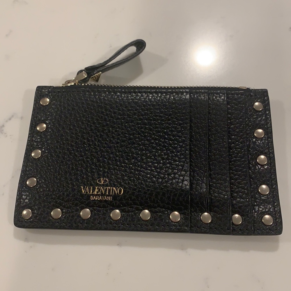 Valentino card case with zipper